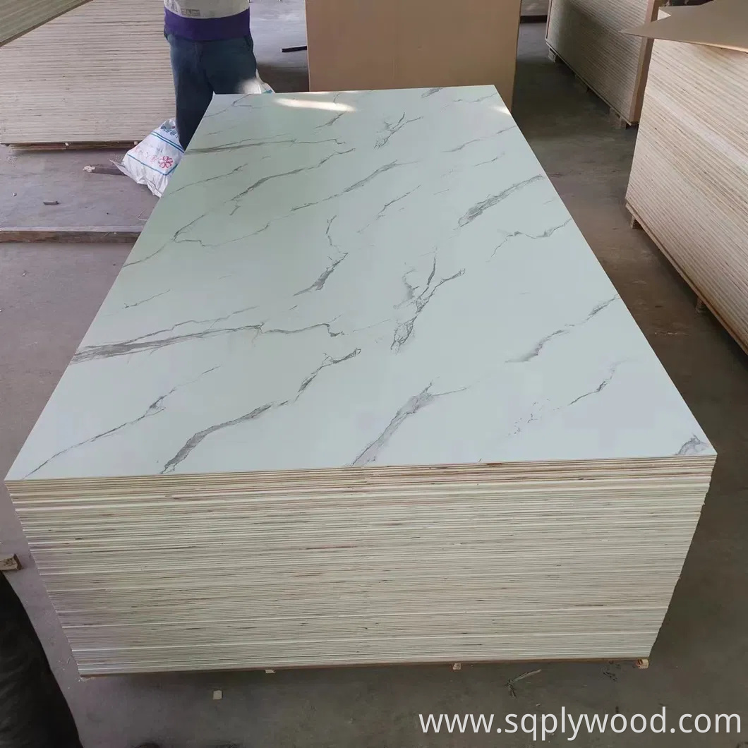 1/2" (12mm) 3/4" (18mm) White Melamine Overlay Laminate Faced Plywood